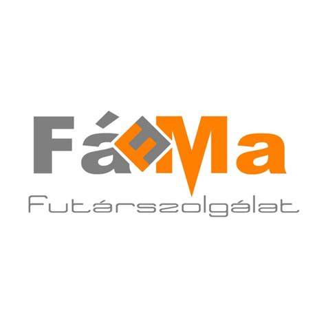 Futárszolgálat logója csomaggal