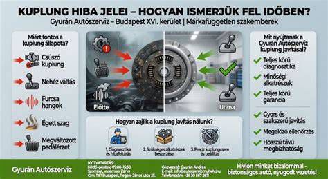 Váltóolaj hiba jelei infografika