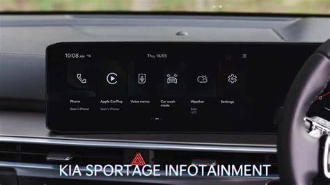 Kia Sportage infotainment rendszer és hangvezérlés