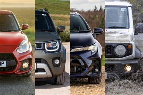 Különböző Suzuki modellek sorakoznak