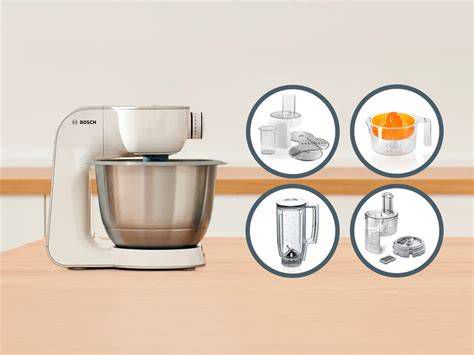 Bosch MUM4856EU kitchen machine with attachments