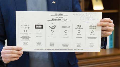Választási szavazólapok és a pártlogók