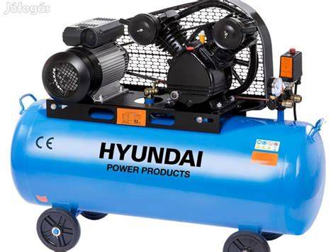 Hyundai HYD-100L/V2 kompresszor működés közben