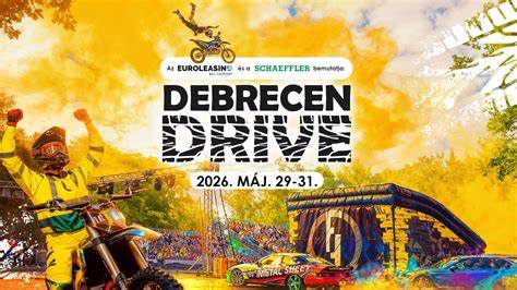 Jelenet a Debrecen Drive autós rendezvényről