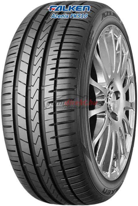 Falken AZENIS FK510 gumiabroncs futófelületének közeli képe