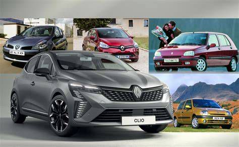 Különböző Renault Clio színminták