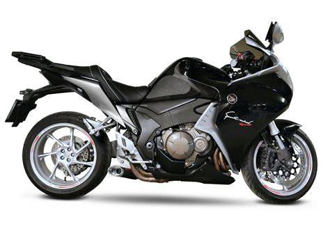Honda VFR 1200F Coffman Shorty kipufogó fekete színben