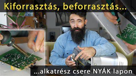 Elektronikai forrasztás a rádió áramköri lapján