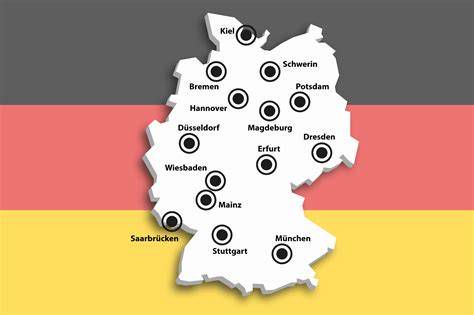 Karte der Rameder Montagepoints in Deutschland