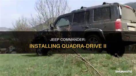 Jeep Commander Quadra-Drive II rendszer