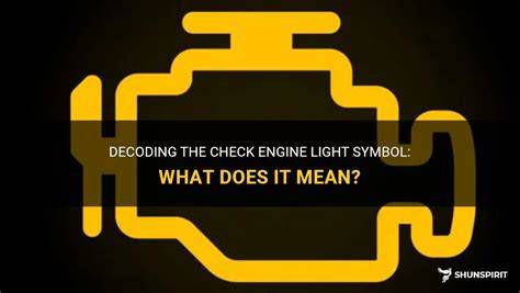 Symbol för motorlampa (Check Engine Light)