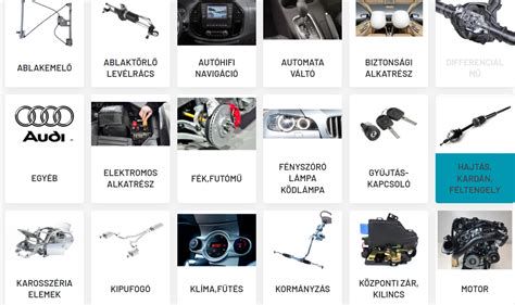 Autóbontó raktár bontott alkatrészekkel