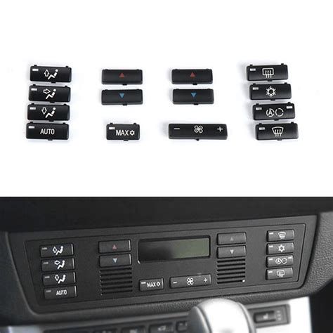 Изношенные кнопки управления BMW E39