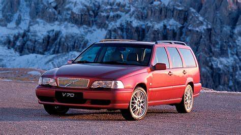 A Volvo V70 meghajtásrendszerének sematikus ábrája