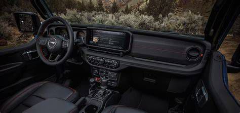 Jeep Wrangler Rubicon belső tér elöl