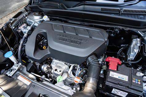 Suzuki Vitara engine bay with mild-hybrid system