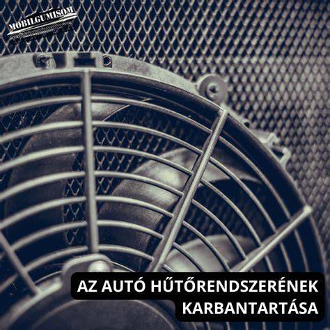 Autó hűtőrendszerének sematikus ábrája
