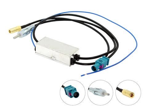 ISO csatlakozók és antenna adapter autórádióhoz