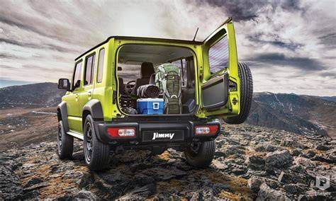 Kép egy feltételezett, de nem hivatalos ötajtós Suzuki Jimny-ről