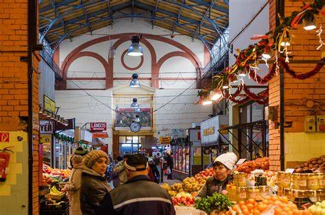 Üzlet belső tér és eladók