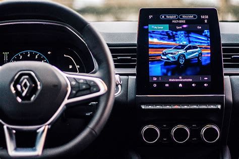 Renault Captur belső tér és infotainment