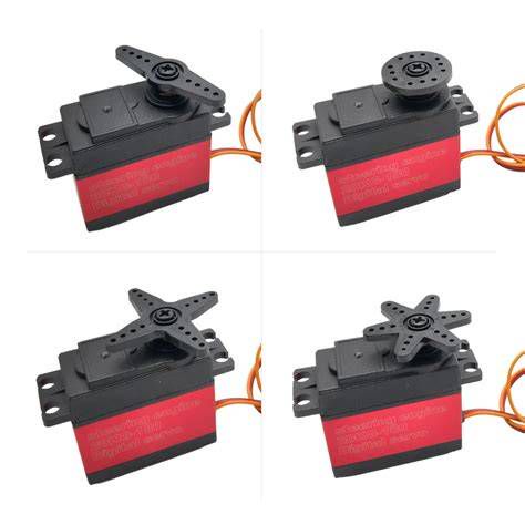 Példák szervomotor alkalmazásokra robotkarokban és RC modellekben