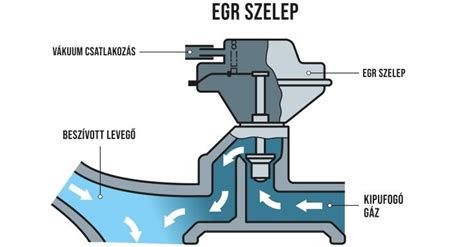 Olajsárral szennyezett szívósor és EGR szelep dízelmotorban