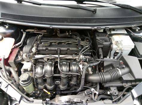 Ford Focus 1.6 Ti motor vezérműszíj elhelyezkedése