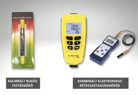 Ultrahangos rétegvastagság-mérő használata