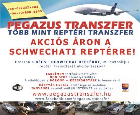 Reptéri transzfer útvonal és desztinációk