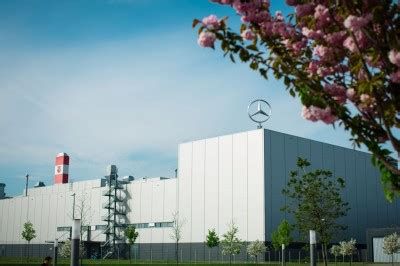 A Mercedes-Benz kecskeméti gyárának látképe