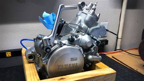 Yamaha YZ 125 motor robbantott ábrája