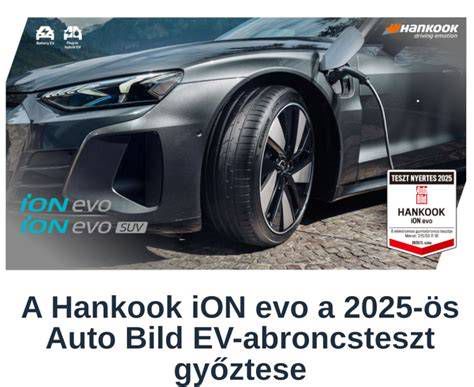 Hankook iON abroncsok elektromos autókhoz