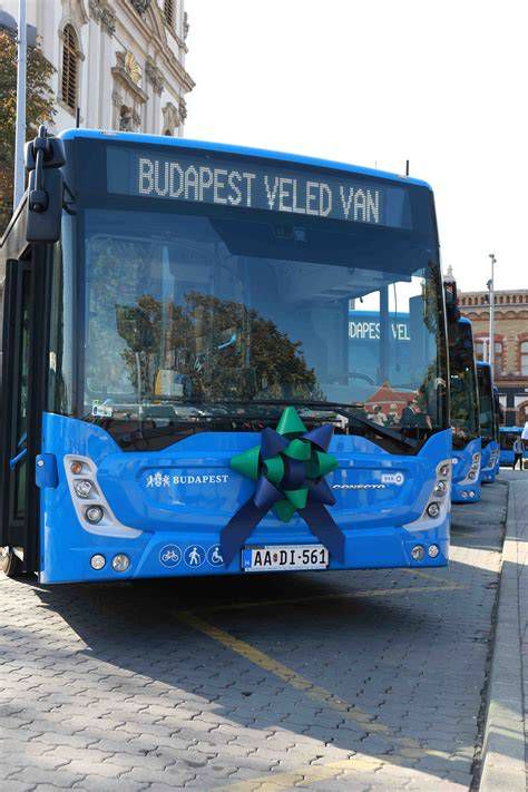 BKV buszok Budapest utcáin
