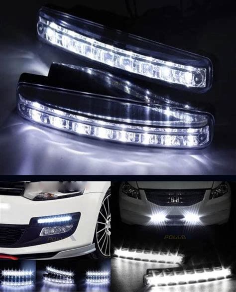 modern LED nappali menetfény autóra szerelve