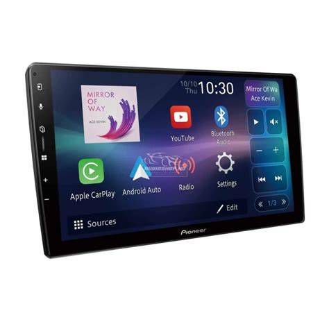 Pioneer SPH-PF97BT fejegység kijelzője Apple CarPlay felülettel