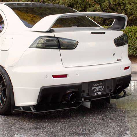 Mitsubishi Lancer Evo IX hátsó szárny és diffúzor