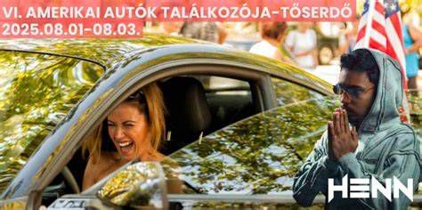 Közösségi hangulat amerikai autós találkozón