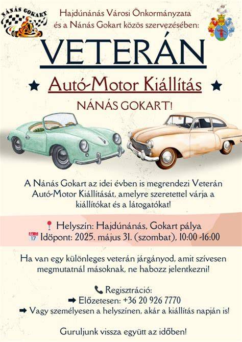Amerikai autó kiállítás plakátja