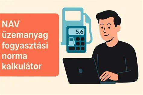 NAV üzemanyag norma kalkulátor folyamata