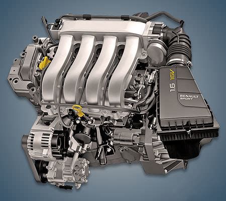 Renault Scenic motor K4M gyújtógyertya helye