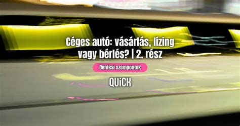 Autóvásárlási szempontok