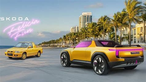 A modern Škoda Felicia Fun koncepció dizájnja