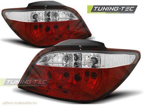 Peugeot 307 tuning hátsó lámpa beépítve