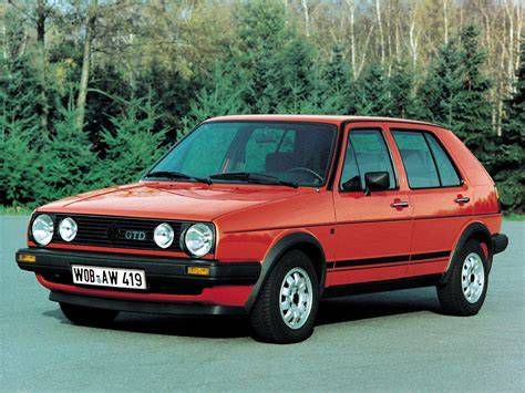 Volkswagen Golf II szemből