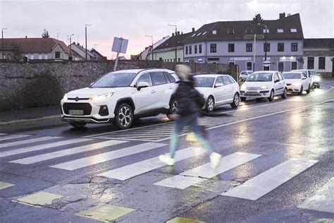 Óvodások gyakorolják a gyalogos közlekedést zebrán