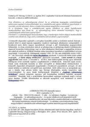 Az adósemlegesség elve az EU-s ügyletekben
