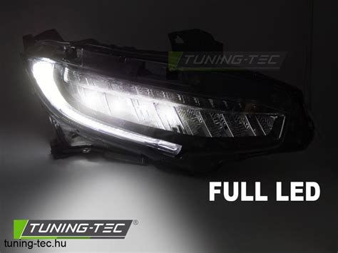Modern Honda Civic LED fényszóró dizájn