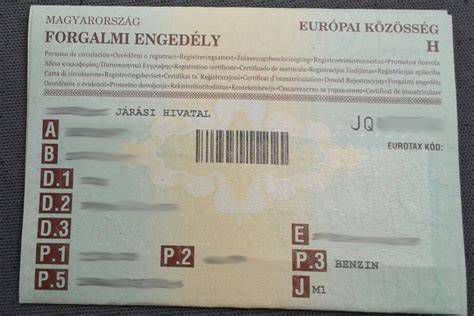 Magyar forgalmi engedély és változások