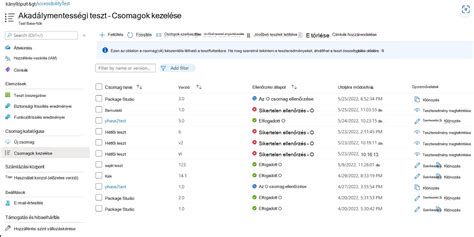 Csomagellenőrzési folyamat
